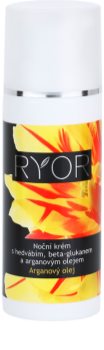 RYOR Argan Oil crema de noche con seda y beta glucano