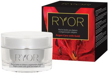RYOR Argan Care with Gold krem na noc ze złotem i olejkiem arganowym