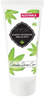 RYOR Cannabis Derma Care cremă pentru regenerarea pielii cu cânepă pentru picioare