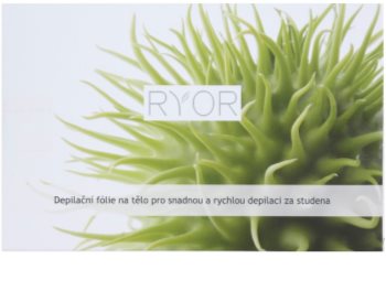 RYOR Depilation and Shaving depilacijska folija za telo za enostavno in hitro hladno depilacijo