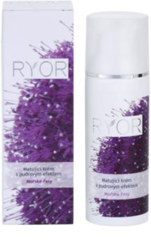 RYOR Marine Algae Care Mattifying Cream with Powder - Effect