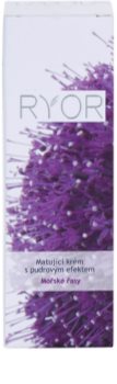 RYOR Marine Algae Care Mattifying Cream with Powder - Effect