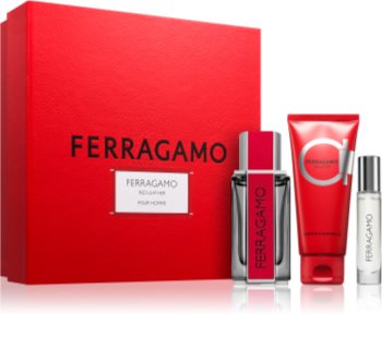 salvatore ferragamo ferragamo red leather woda perfumowana 100 ml   zestaw 
