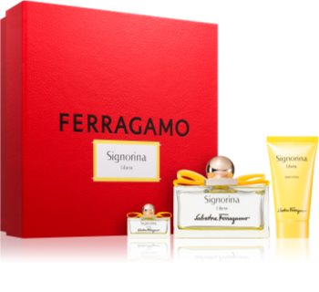 salvatore ferragamo signorina libera woda perfumowana 100 ml   zestaw