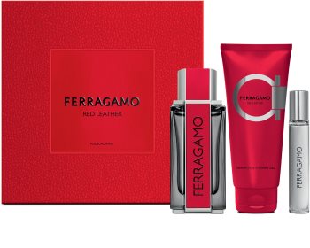salvatore ferragamo ferragamo red leather woda perfumowana 100 ml   zestaw 