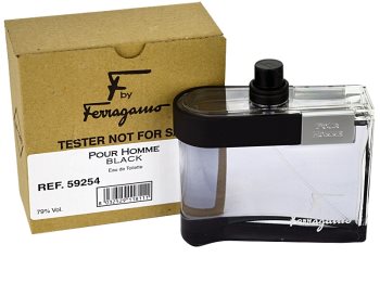 Salvatore Ferragamo F by Ferragamo Black туалетна вода тестер для чоловіків 100 мл