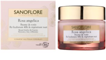 Sanoflore Rosa Angelica creme noturno hidratante com efeito regenerador