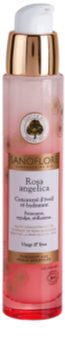 Sanoflore Rosa Angelica posvetlitveni in vlažilni serum za obraz in oči