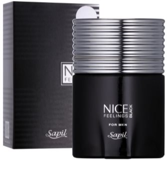 Sapil Nice Feelings Black eau de toilette per uomo 75 ml