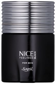 Sapil Nice Feelings Black eau de toilette per uomo 75 ml