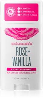 Schmidt's Rose + Vanilla tuhý dezodorant
