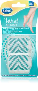 Scholl Velvet Smooth Replacement Heads For Electronic Foot File with Exfoliating Effect