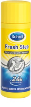 Scholl Fresh Step zásyp na nohy a do bot proti zápachu a pocení