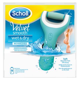 Scholl Velvet Smooth elektrický pilník na chodidlá vodeodolný
