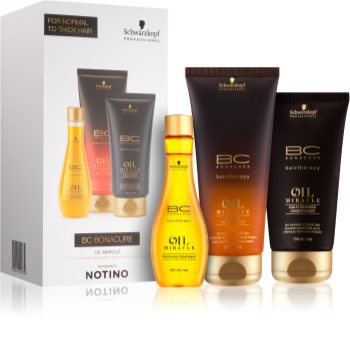 Schwarzkopf Professional BC Bonacure Oil Miracle Argan Oil coffret cadeau I. (pour cheveux rêches)