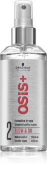 Schwarzkopf Professional Osis+ Blow & Go spray para cabello con fórmula de secado rápido