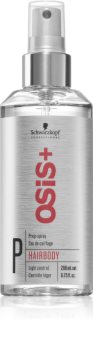 Schwarzkopf Professional Osis+ Hairbody Volume Prep Spray Before Styling