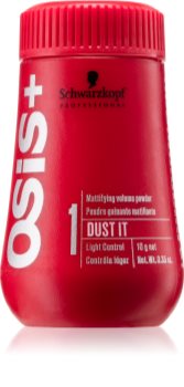 Schwarzkopf Professional Osis+ Dust It Texture púder mely elnyeli a fényt (zsírtalanít) könnyű fixálás