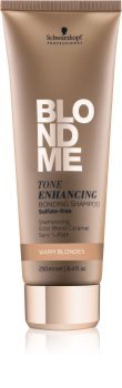 Schwarzkopf Professional Blondme bezsulfátový šampon pro teplé odstíny blond