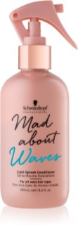 Schwarzkopf Professional Mad About Waves ausspülfreier Conditioner im Spray für welliges Haar