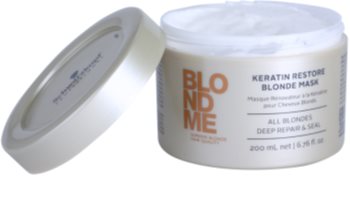 Schwarzkopf Professional Blondme keratinos regeneráló maszk szőke hajra