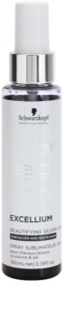 Schwarzkopf Professional BC Bonacure Excellium Beautifying spray con pigmentos plateados para realzar y suavizar el tono del cabello blanco y plateado