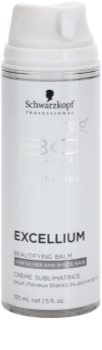 Schwarzkopf Professional BC Bonacure Excellium Beautifying bálsamo embelezador sem enxaguar para cabelos cinzentos e brancos