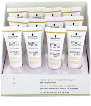 Schwarzkopf Professional BC Bonacure Excellium Power Shot revitalizačná kúra pre mladistvý vzhľad vlasov