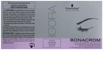 Schwarzkopf Professional Igora Bonacrom barva za obrvi in trepalnice z aktivatorjem