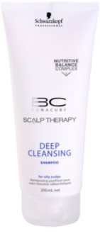 Schwarzkopf Professional BC Bonacure Scalp Therapy hloubkově čisticí šampon pro mastnou pokožku hlavy