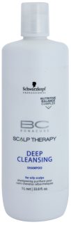 Schwarzkopf Professional BC Bonacure Scalp Therapy hloubkově čisticí šampon pro mastnou pokožku hlavy
