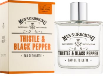 Scottish Fine Soaps Men’s Grooming Thistle & Black Pepper Eau de Toilette for Men 100 ml