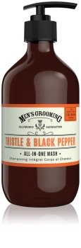 Scottish Fine Soaps Men’s Grooming Thistle & Black Pepper gel za umivanje za telo in lase
