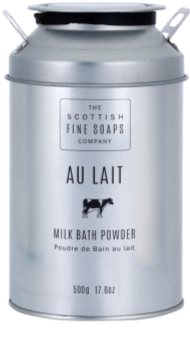 Scottish Fine Soaps Au Lait mlečni prah za kopel z kamilico