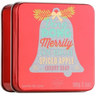 Scottish Fine Soaps Ding Dong Merrily sabão luxuoso em barra