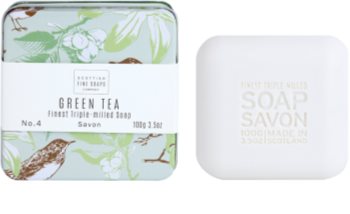 Scottish Fine Soaps Green Tea Săpun de lux în borcan de metal