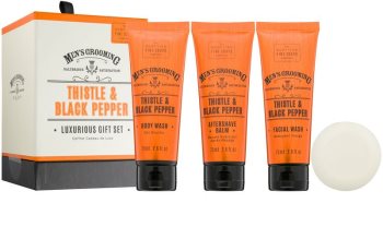 Scottish Fine Soaps Men’s Grooming Thistle & Black Pepper kozmetični set I.