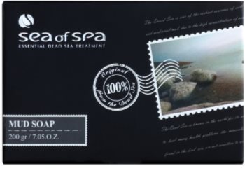 Sea of Spa Essential Dead Sea Treatment tuhé mýdlo s černým bahnem