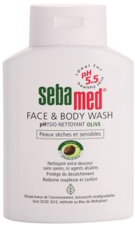 Sebamed Wash Gyengéd tisztító emulzió arcra és testre olívaolajjal
