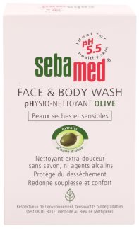 Sebamed Wash Gyengéd tisztító emulzió arcra és testre olívaolajjal