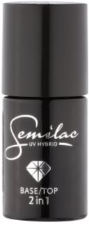Semilac Paris UV Hybrid Base baza si finisaj al manichiurii 2 in 1