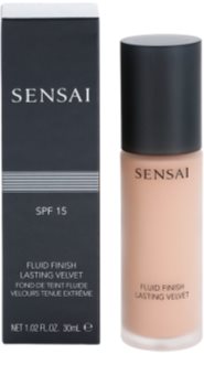 Sensai Fluid Finish Lasting Velvet make-up fluid pentru un aspect frumos si de lunga durata a pielii
