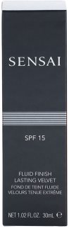Sensai Fluid Finish Lasting Velvet make-up fluid pentru un aspect frumos si de lunga durata a pielii
