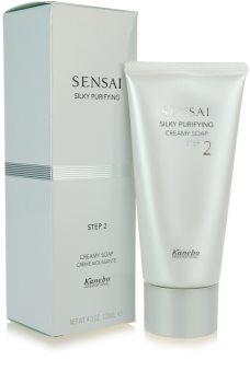 Sensai Silky Purifying Step Two jabón con textura de crema para pieles normales y secas