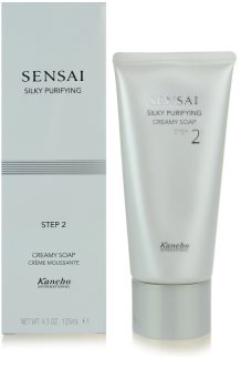 Sensai Silky Purifying Step Two jabón con textura de crema para pieles normales y secas