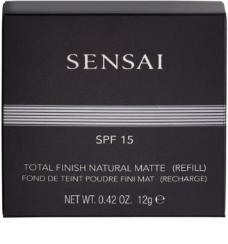 Sensai Total Finish polvos compactos recarga SPF 15