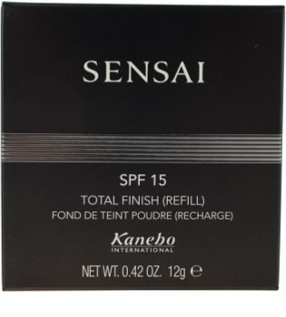 Sensai Total Finish Pudra compact cu Refill SPF 15