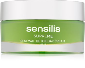 Sensilis Supreme Renewal Detox detoxikačný a regeneračný denný krém SPF 15