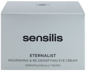 Sensilis Eternalist creme nutritivo para restaurar a densidade da pele na área dos olhos