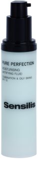 Sensilis Pure Perfection hydratisierendes Fluid mit Matt-Effekt